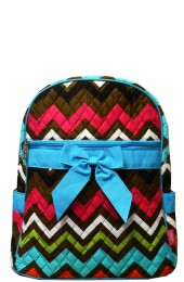 Quilted Backpack-MGR2828/TURQ